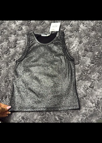 Kadın parlak Kolsuz Atlet - Görsel 2