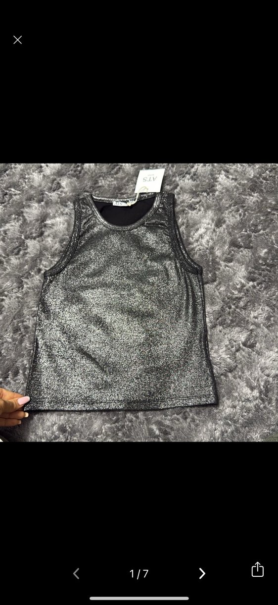 Kadın parlak Kolsuz Atlet - Görsel 2