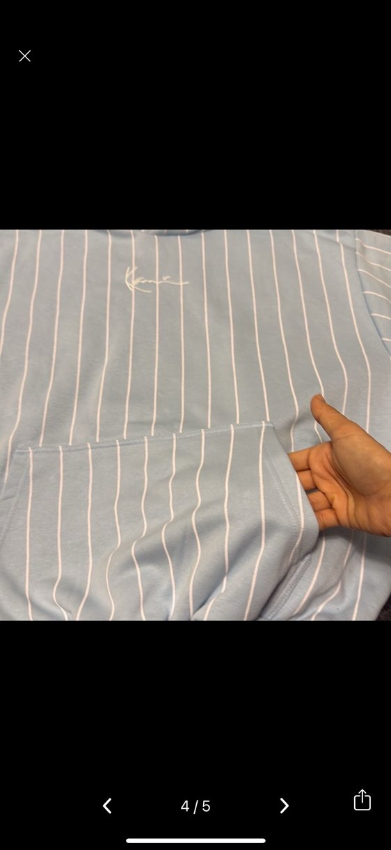 Mavi Kapüşonlu Rahat Kesim Sweatshirt - Görsel 2