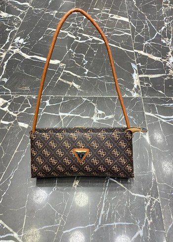 Kahverengi Yılan Desenli Kadın Omuz Çantası - Görsel 2