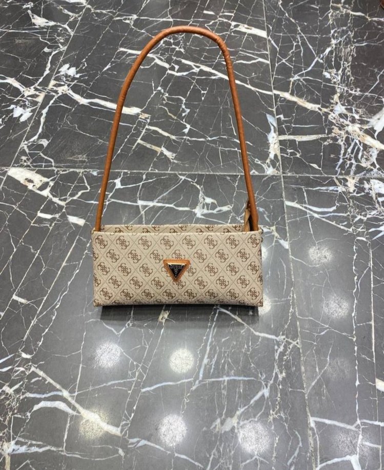 Kahverengi Yılan Desenli Kadın Omuz Çantası - Görsel 4