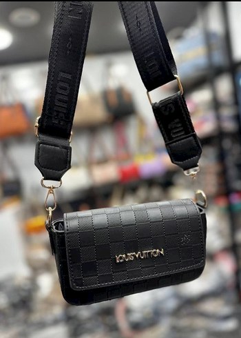 Kahverengi Deri Kadın Çapraz Çanta - Görsel 2