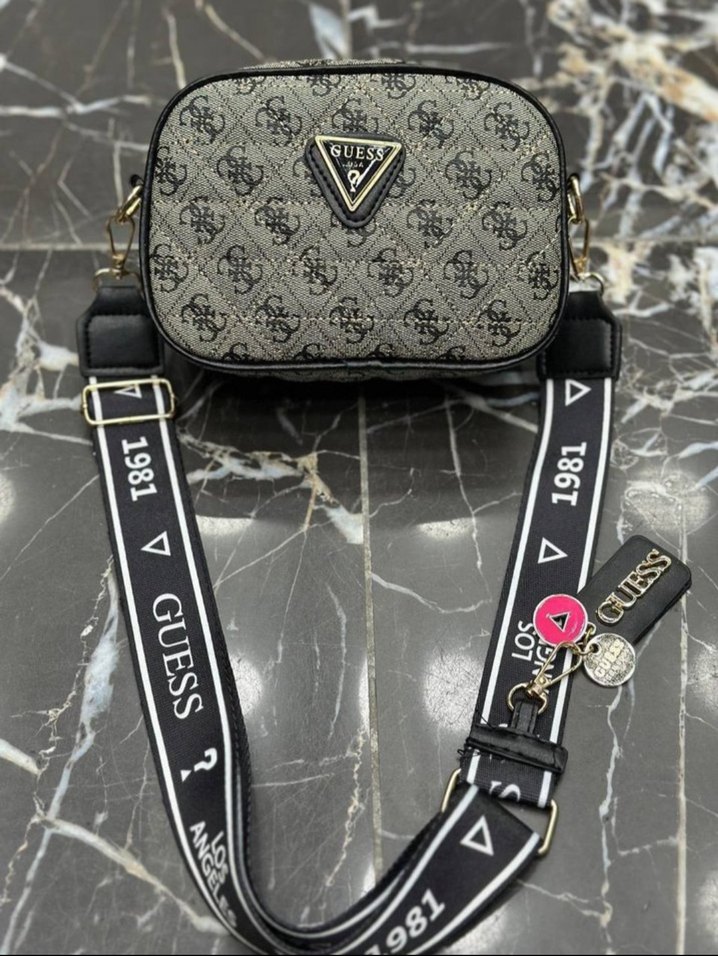 Guess Beyaz Baskılı Kadın Çapraz Çanta - Görsel 2