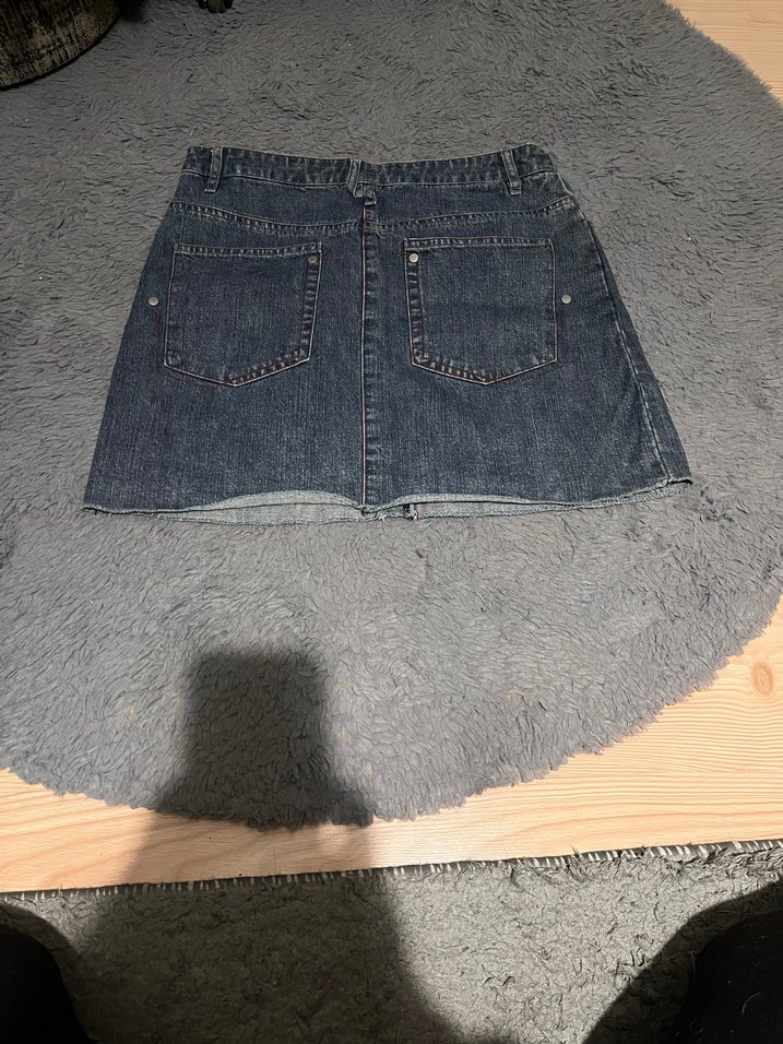 Denim Mini Etek - Görsel 2