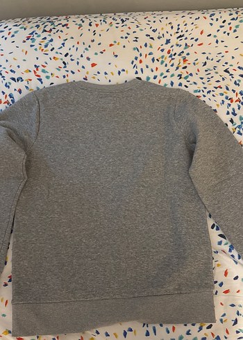 Erkek Gri Converse Baskılı Sweatshirt - Görsel 3