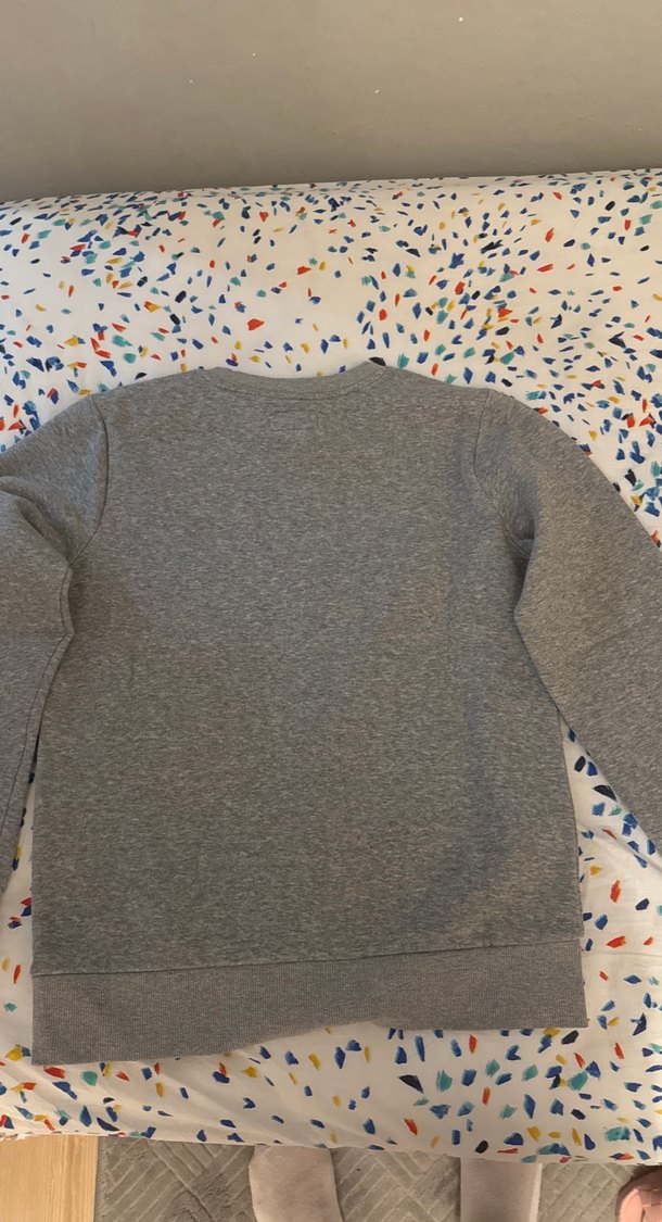 Erkek Gri Converse Baskılı Sweatshirt - Görsel 3