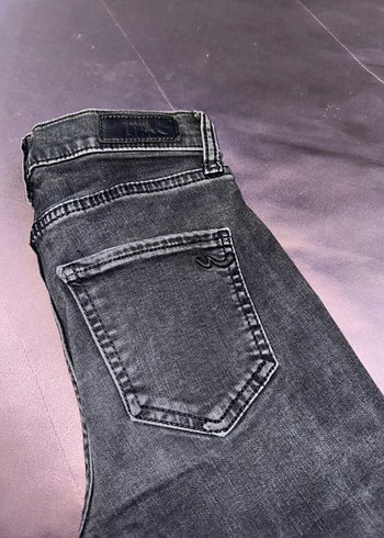 Gri Kadın Denim Dar Kesim Jean - Görsel 3