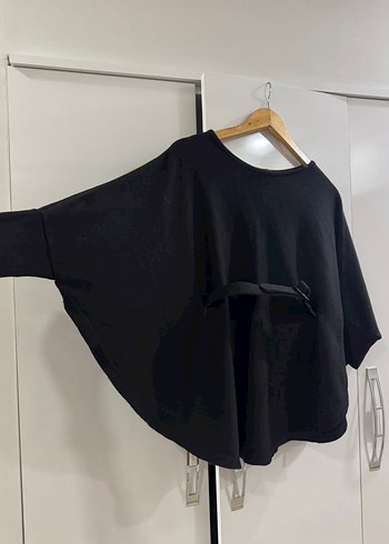 Siyah Kemer Detaylı  Midi Kazak - Görsel 6