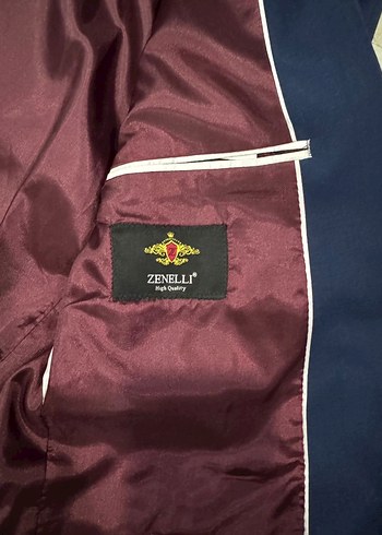 Lacivert  Erkek Ceket ve takım elbise , Düğmeli, Uzun Kollu - Görsel 4