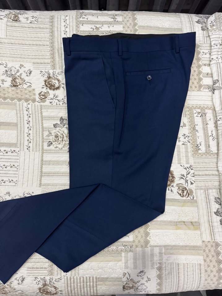 Lacivert  Erkek Ceket ve takım elbise , Düğmeli, Uzun Kollu - Görsel 5