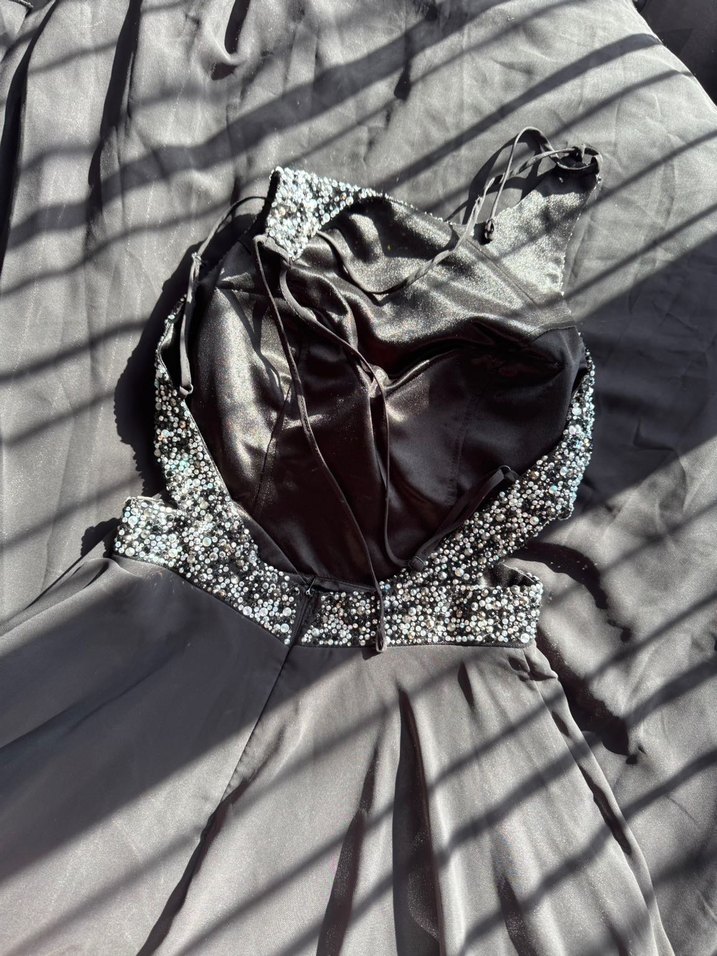 Parlak Payetli abiye - Görsel 3