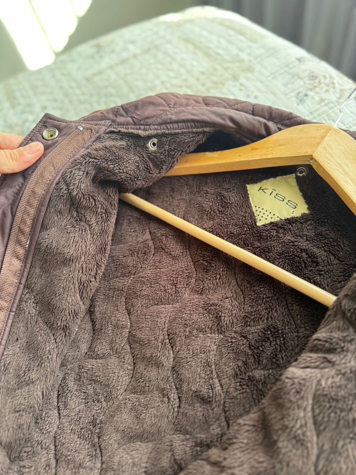 Acı kahve mont - Görsel 4