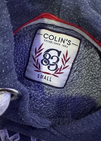 Gri Baskılı Kapüşonlu Sweatshirt - Görsel 3