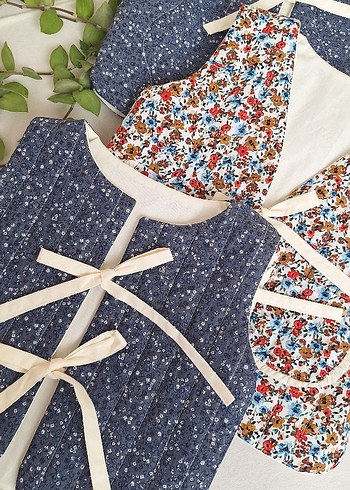 dolgulu bebek yeleği - Görsel 4