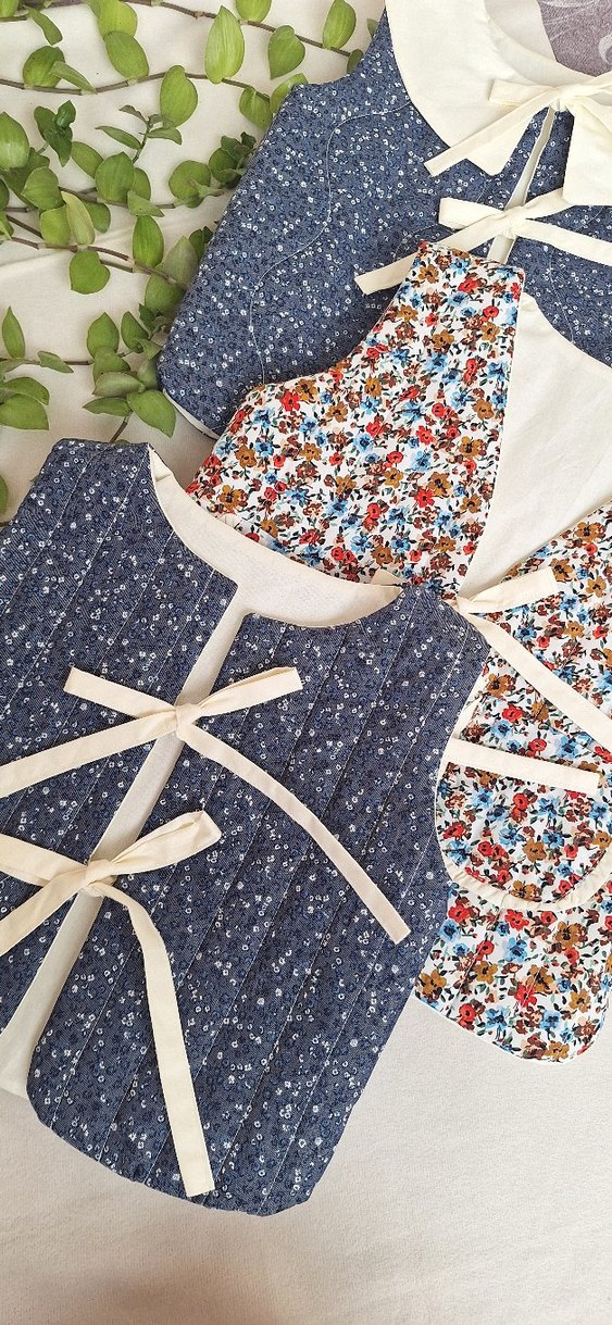 dolgulu bebek yeleği - Görsel 4