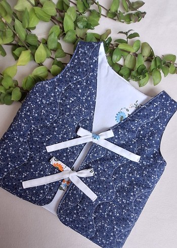 Dolgulu bebek Yeleği - Görsel 2