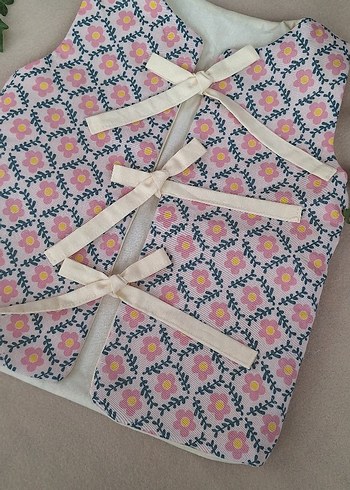 Dolgulu bebek yeleği  - Görsel 4