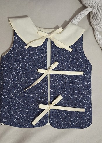 dolgulu bebek yeleği - Görsel 2