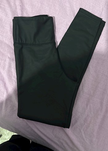 Siyah suni deri tayt - Görsel 2