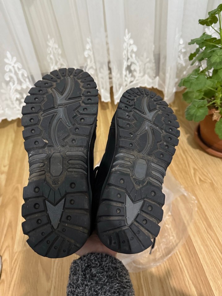 Siyah kaymaz taban erkek spor ayakkabı - Görsel 5