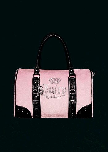 Juicy Couture Bershka Pembe Dokulu Canta