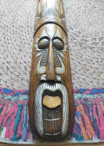 Ahşap Oyma Mask - Görsel 2