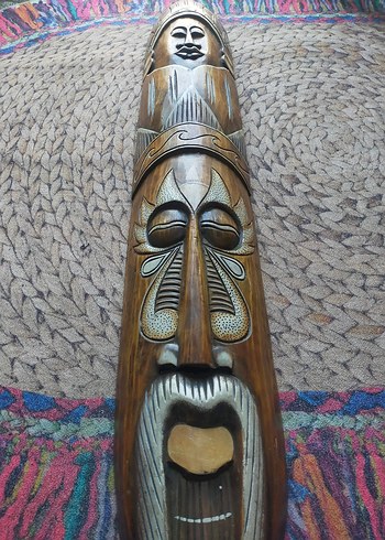 Ahşap Oyma Mask - Görsel 3