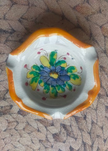 Bohem Tarzı Bej Desenli Tabak - Görsel 3