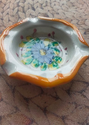 Bohem Tarzı Bej Desenli Tabak - Görsel 2