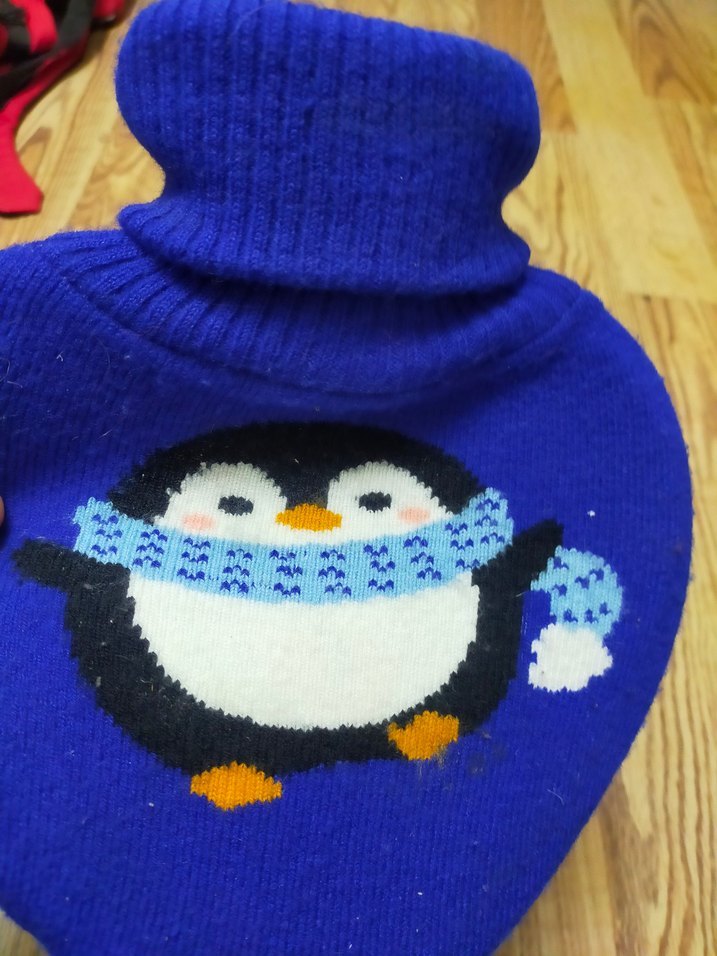 Renkli Penguen Desenli Çocuk Termofor - Görsel 2