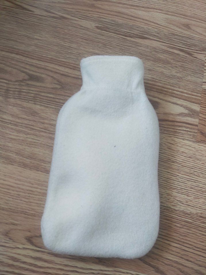 Beyaz Peluş Sıcak Su Torbası Çocuklar İçin - Görsel 2