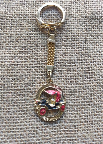 Renkli Bohem Zincirli araba Anahtarlık - Görsel 2