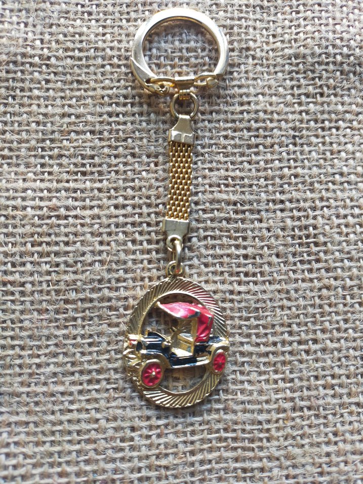 Renkli Bohem Zincirli araba Anahtarlık - Görsel 2