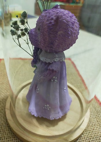 cam fanustaki mor ayıcık  - Görsel 4