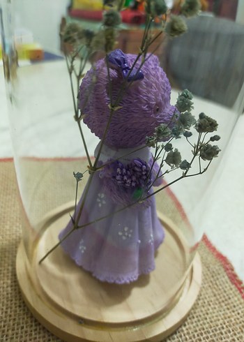 cam fanustaki mor ayıcık  - Görsel 6