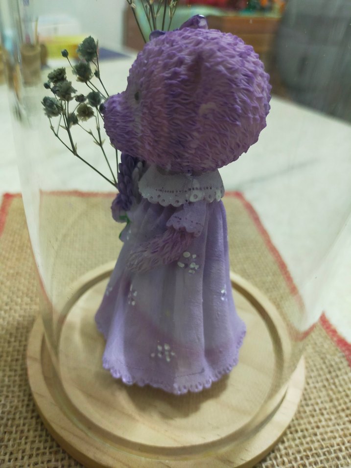 cam fanustaki mor ayıcık  - Görsel 4