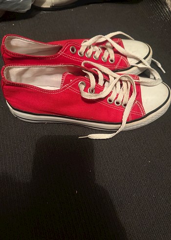 Converse Kırmızı Bağcıklı Erkek Spor Ayakkabı - Görsel 2