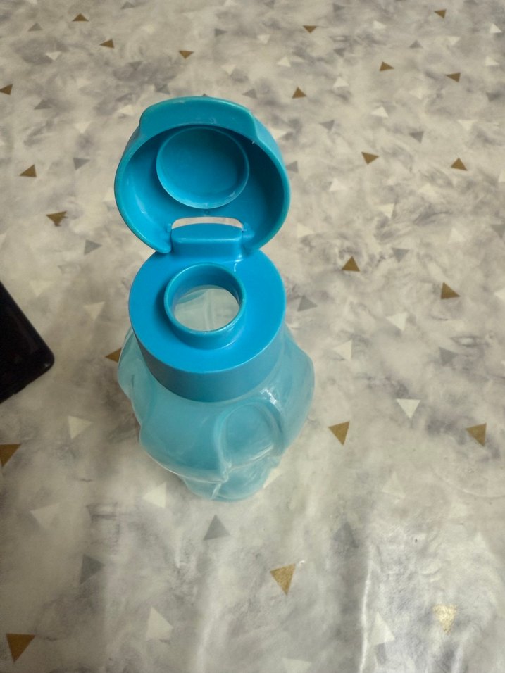Tupperware Mavi Plastik Su Şişesi - Görsel 2