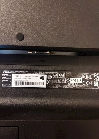 Asus VP229HE 21.5" 5 ms Full HD IPS 75 Hz Monitör - Görsel 3