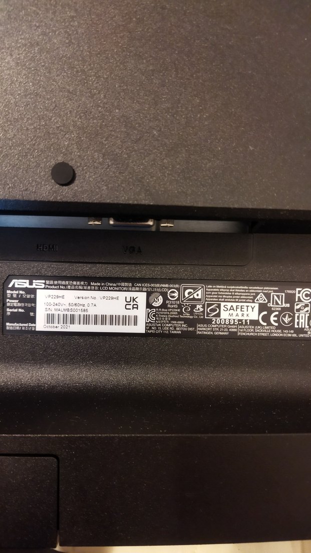 Asus VP229HE 21.5" 5 ms Full HD IPS 75 Hz Monitör - Görsel 3