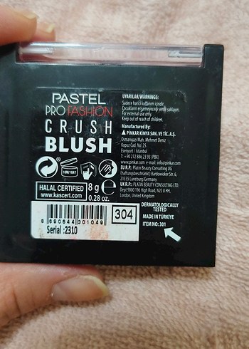Beden Pastel Pro Crush Allık