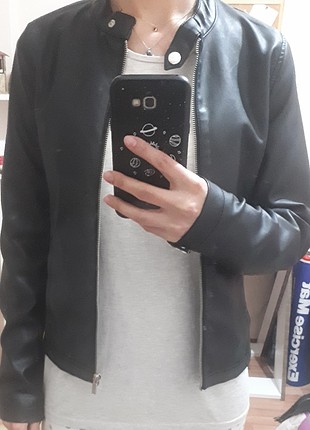 s Beden siyah Renk deri ceket