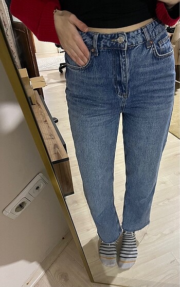 Zara boru paça jeans