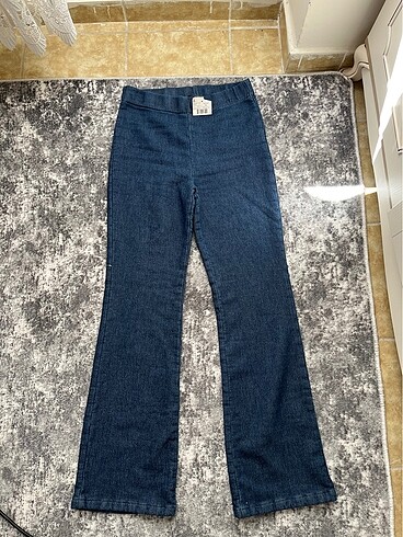 Bershka koyu kot jeans