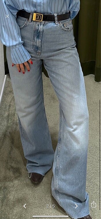 Zara wide leg jeans
