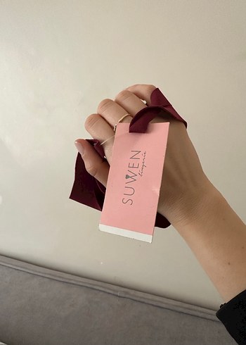 Suwen Yıkanabilir Bordo Bez Maske. - Görsel 3