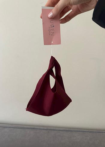 Suwen Yıkanabilir Bordo Bez Maske. - Görsel 2