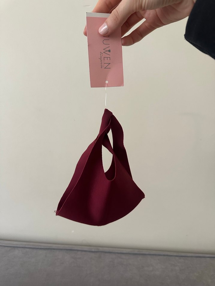 Suwen Yıkanabilir Bordo Bez Maske. - Görsel 2