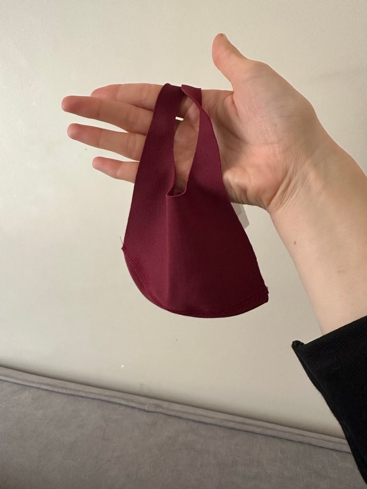 Suwen Yıkanabilir Bordo Bez Maske. - Görsel 4