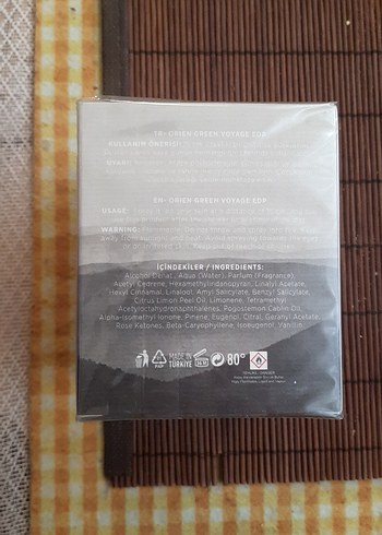 Orijen Green Voyage Erkek Parfüm 100ml - Görsel 2